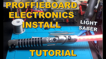 How to Install a Proffieboard into an Empty Lightsaber Hilt - DIY Build Guide