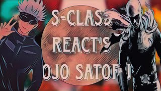 S-Class Hero's React To Gojo Satoru Edits | Tiktok