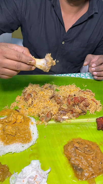 💥Bhai vettu Mutton biriyani la nalli piece semma taste 😋😋😋