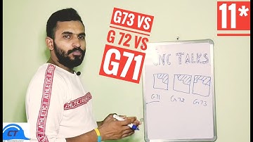 G73 vs G72 vs G71 code in cnc programming