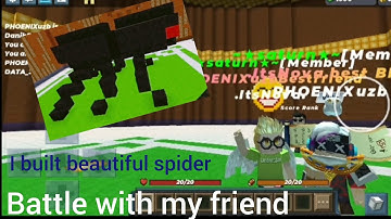 i played Build Battle with my friend (Blockman Go)