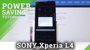 How to Extend Battery Life in SONY Xperia L4 – Enable Power Saver