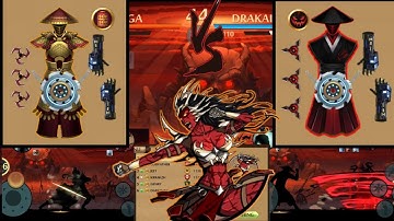Shadow Fight 2 || Warlock Crimson Corruption vs Sentinel Typhoon of Spirit VS Raid Drakaina