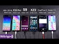 OnePlus 6 Dash Charger | P20 Pro vs S9 vs OnePlus 6 vs XZ2 vs A8+ 2018 vs Honor 10 Battery Test
