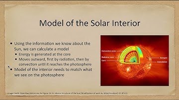 Lesson 16 - Lecture 2 - The Solar Interior: Theory and Observation - OpenStax Astronomy 2023