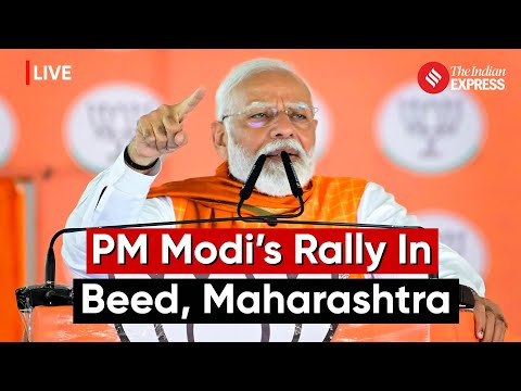 PM Modi Beed Speech: PM Modi Addresses Public Meeting In Beed, Maharashtra | Beed Modi Live @indianexpress