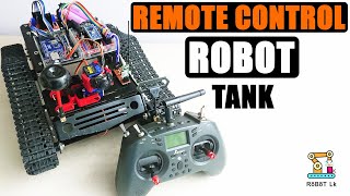 How To Make Arduino Long-Range RC Tracked Robot Tank Using L298N Motor Driver & SBUS To PWM Decoder