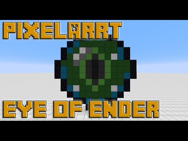 Let's do Pixel Art: Minecraft - Eye of Ender 