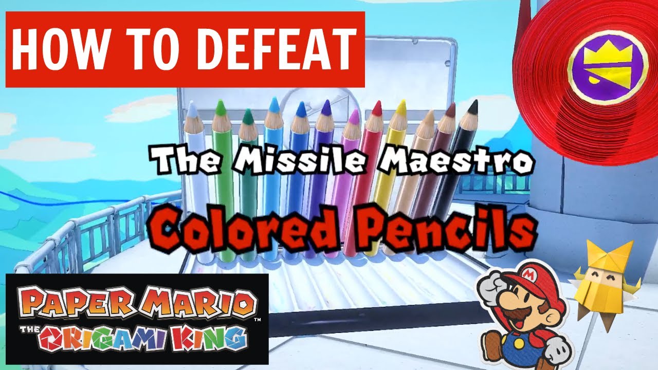 Colored Pencil boss fight guide – Paper Mario: The Origami King - Polygon