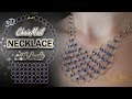 ChainMail Necklace with Beads. 3D Beading Tutorial