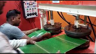 Double dia semi automatic paper plate making machine