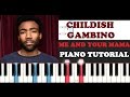 Childish Gambino - Me And Your Mama (Piano Tutorial)
