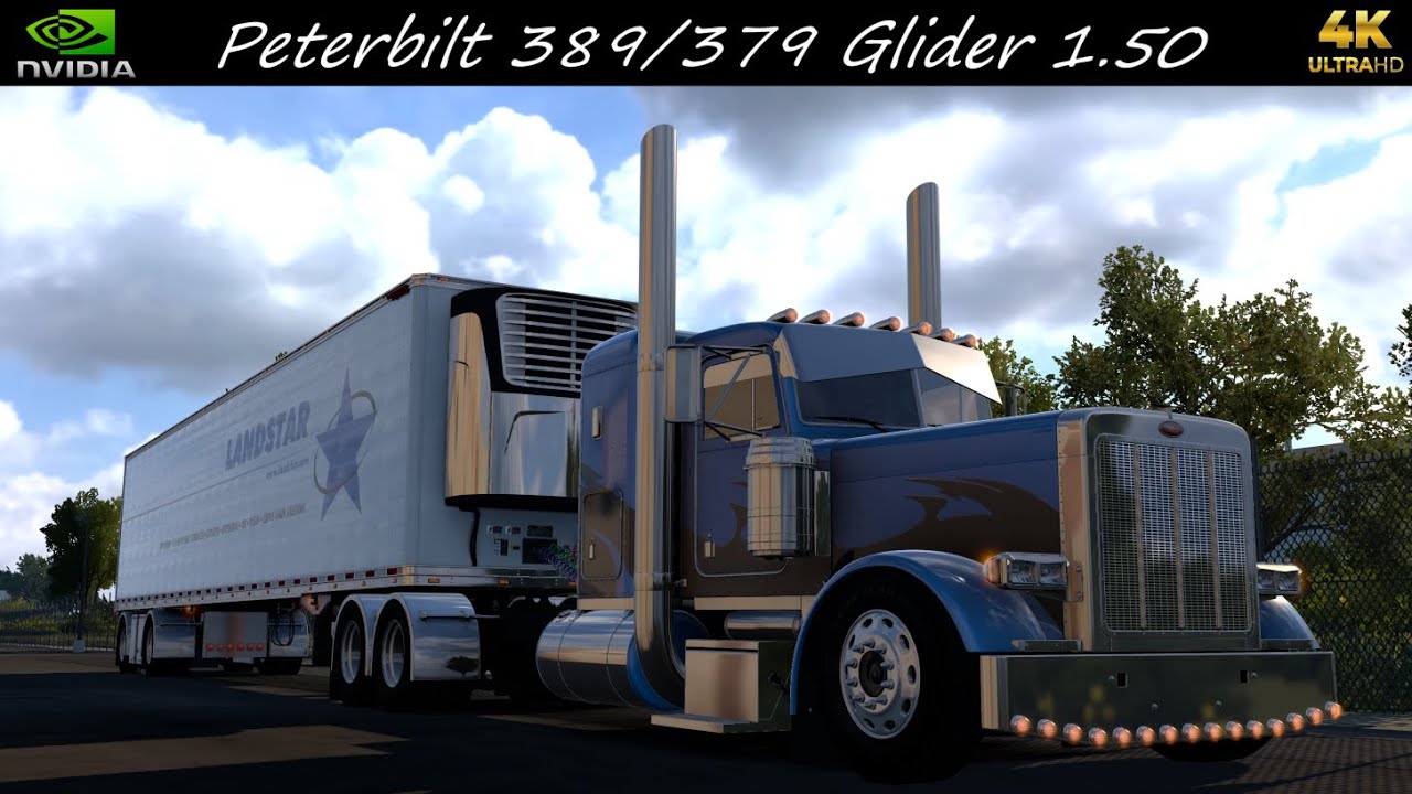 Scs Graphics Ats *Peterbilt 389/379 Glider* Used Cartridge Haul Fort Collins to Sidney ...
