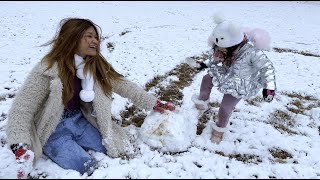 Playing in the Snow with Abby! | Angelica Hale