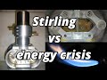 Diy stirling engine chp to go off the grid in the energy crisis