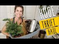 Huge Thrift • Garage Sale • Estate Sale Haul, antiques, wood and home decor