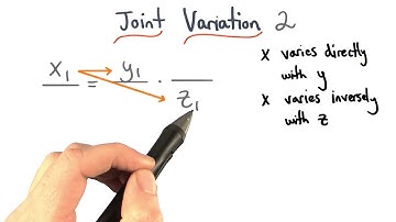 Joint Variation Practice 2 - Visualizing Algebra