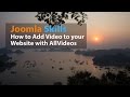 How to Add Videos to Your Joomla Articles with Allvideos Plugin