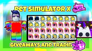 Pet Simulator X | FREE Pets Giveaway | HALLOWEEN UPDATE| Roblox LiveStream