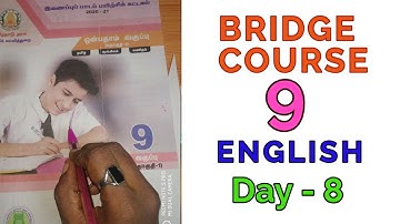 9th ENGLISH BRIDGE COURSE DAY #8 Answers Only - Easy School Maths