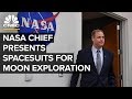 Watch NASA unveil prototype spacesuits for astronauts to wear on the Moon