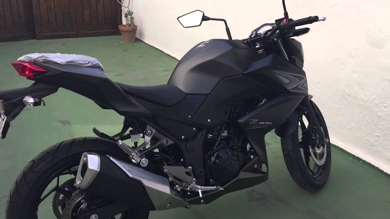 Kawasaki z300 ABS walk around - YouTube