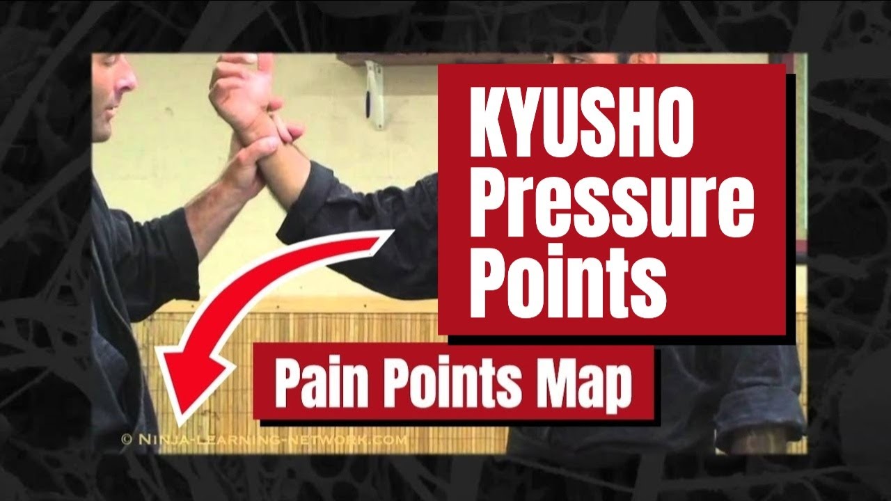 kyusho points bujinkan ninja training video blog youtube kyusho jitsu chart