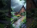 Rain sound and thunder ⚡⚡ and relaxing music #rain #relxing #relax #rainnaturesounds