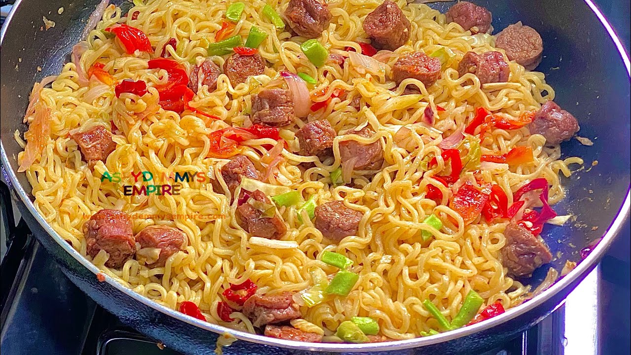 HOW TO COOK INDOMIE NOODLES WITH SAUSAGE HOMEMADE TAKE OUT FOOD NEAR