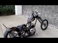 old school chopper big motor Medusa Exhaust Springer