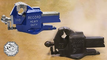 Engineers Bench Vice Restoration - Record No 110