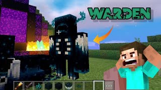 Minecraft New mob Warden and Archeology || Add-no || MCPE Download screenshot 4