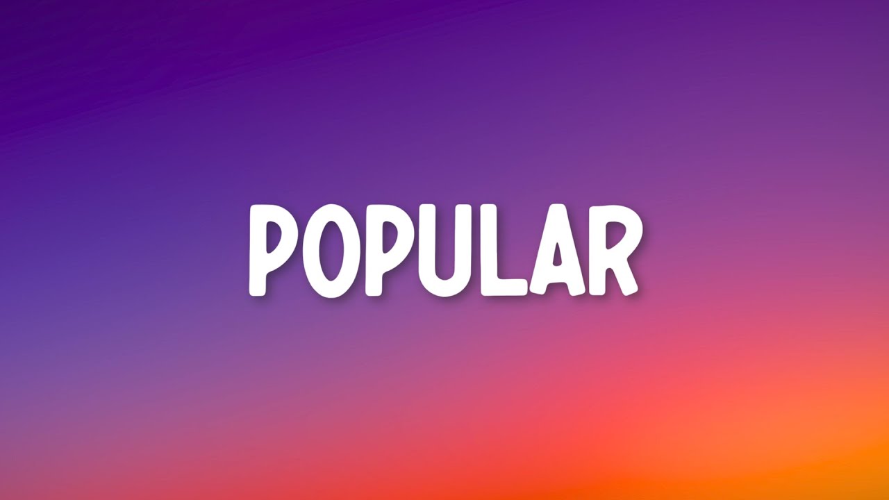 The Weeknd, Playboi Carti & Madonna - Popular (Lyrics) - YouTube