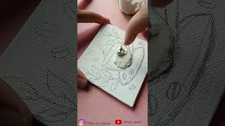 texture art ✨️💖#trendingshorts #art #creativeclayideas #texture #painting #artist #trendingsong #mst
