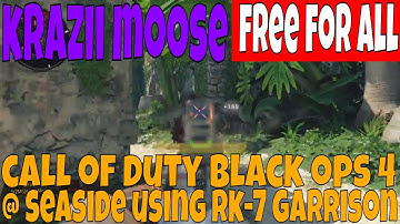 Call of Duty Black Ops 4 Free For All @ Seaside Using RK 7 Garrison