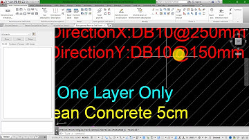 How to shown details slab with autocad structural detailing (ASD)