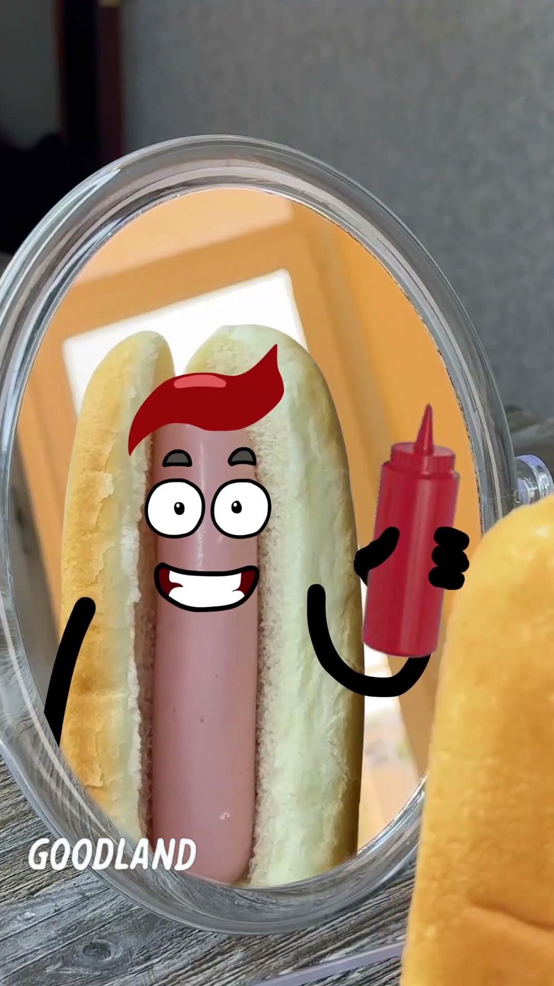 Hot dog with a mustache ? #doodles #animation #cartoon #GOODLAND