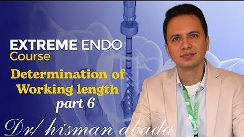 Determination Of Working length