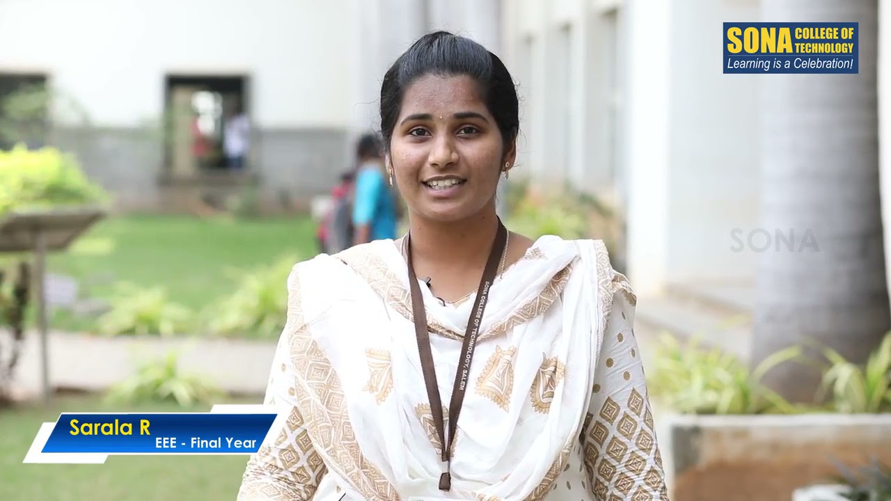 R.Sarala, B.E (EEE) | Sona College of Technology Shares Her Placement Journey