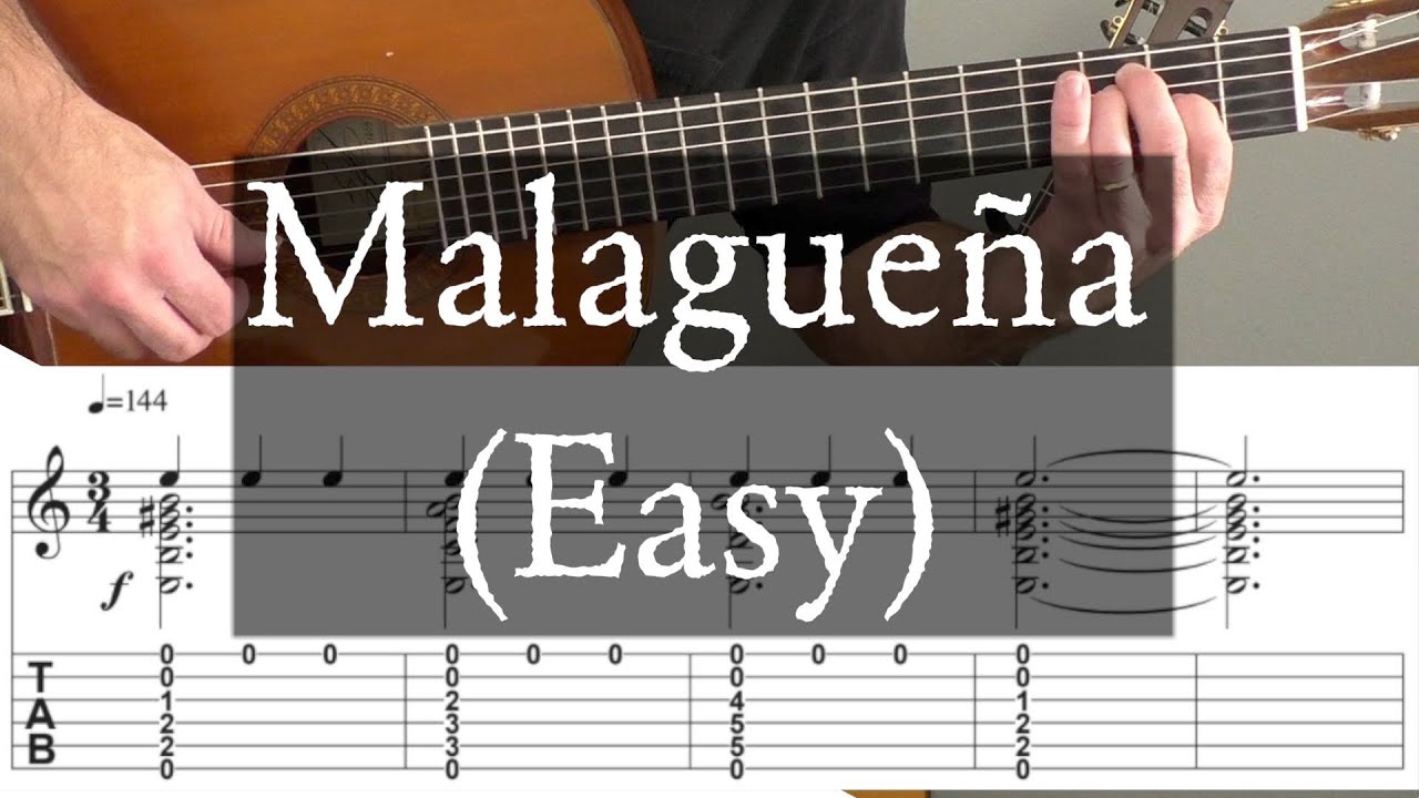 Malaguena - Classical Guitar Tutorial Part 1/7 - EliteGuitarist 