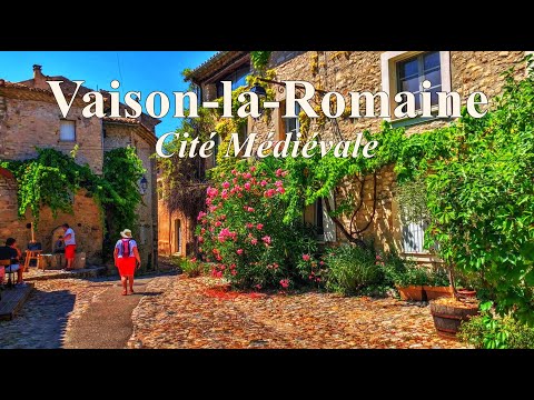 Vaison-la-Romaine - 🇫🇷 Village médiéval - Vaucluse [4K]