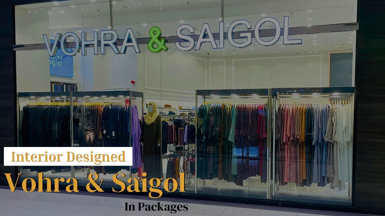 Modern Retail Interior Design at Packages Mall Lahore | Premium Islamic Store by Mansha Design