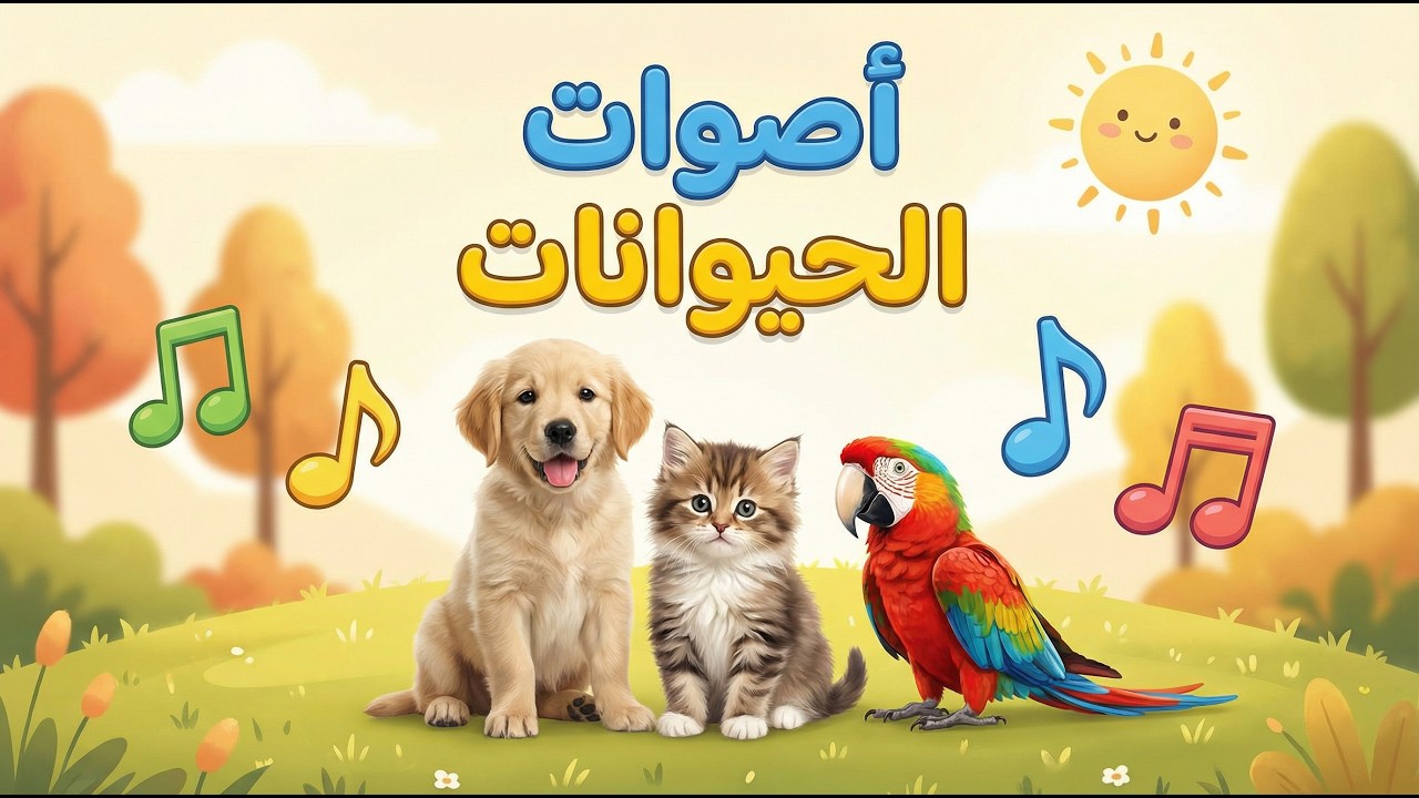 أصوات الحيوانات للأطفال بطريقة ممتعة