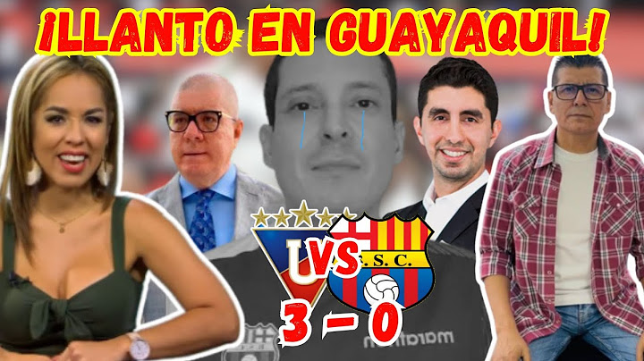 😭¡EL LLANTO INTERMINABLE POR LA GOLEADA DE LIGA! - LDU QUITO 3 vs BARCELONA 0.