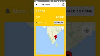 LOCATION ALARM APP ANDROID PROJECT screenshot 4