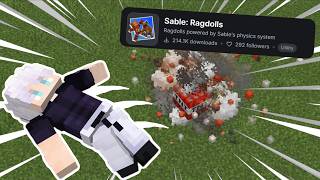This Minecraft ragdoll mod is INSANE!!!