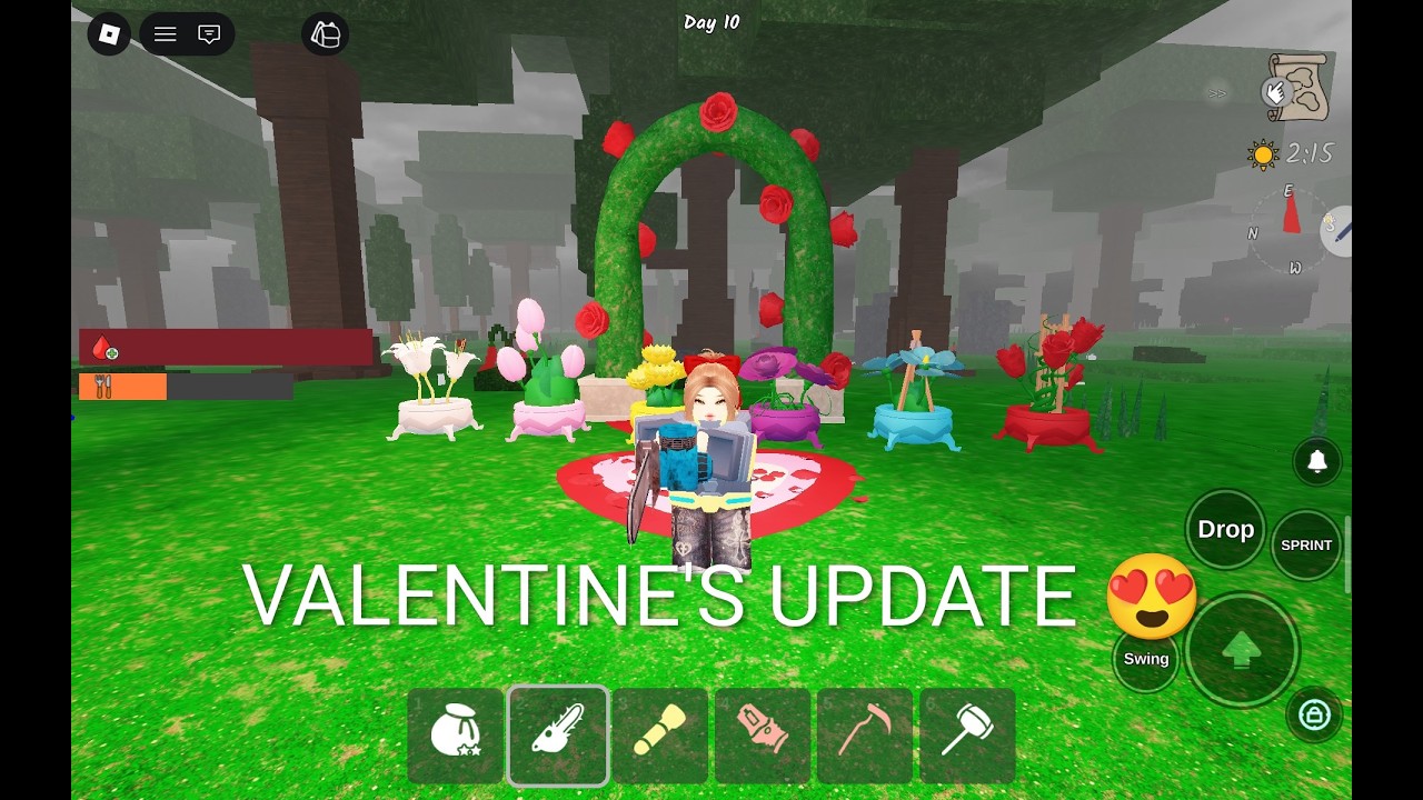 99 ليله مع ورود الحب الجميله 😍 | 99 nights in the forest (valentine update😍)