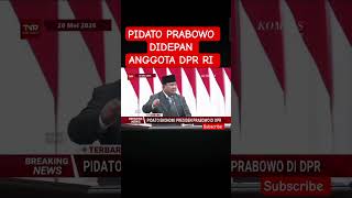 PIDATO PRABOWO DIDEPAN ANGGOTA DPR RI DAN KETUA PARTAI. #prabowo