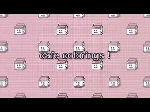Cafe coloring !!┊❞only capcut and 24fps❞┊≀🦙≀┊❞fps┊❞taggies:#goalto100subs #aesthetic #followmytiktok