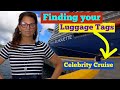 Where are your celebrity cruise luggage tags